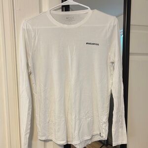 Figs White Long Sleeve Tee